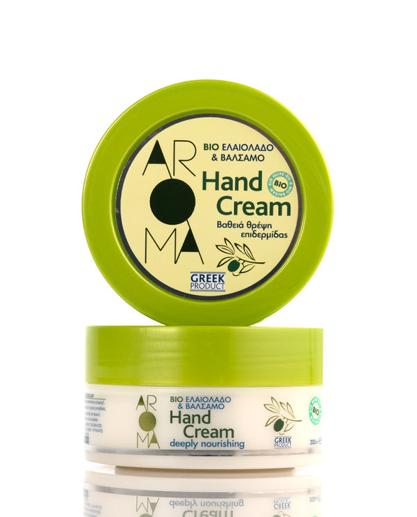 Aroma Hand Cream Bio Olive Oil & Balsam 200ml