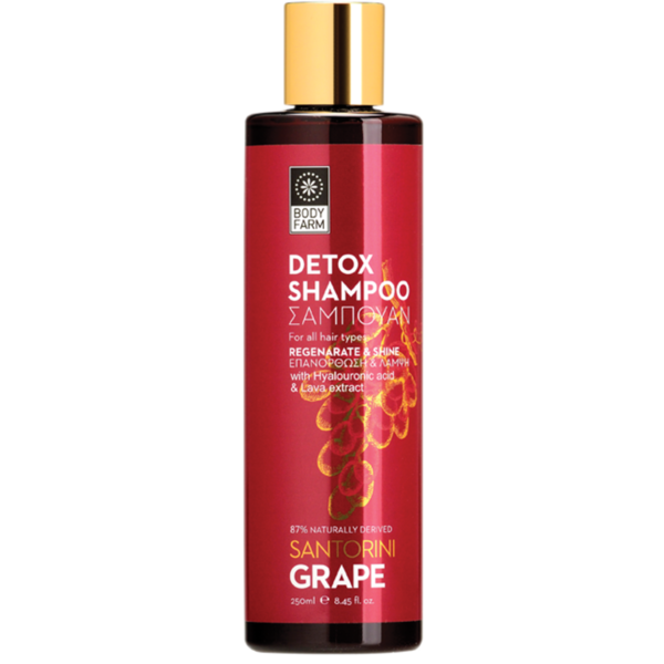 Body Farm Detox Shampoo Santorini Grape 250ml